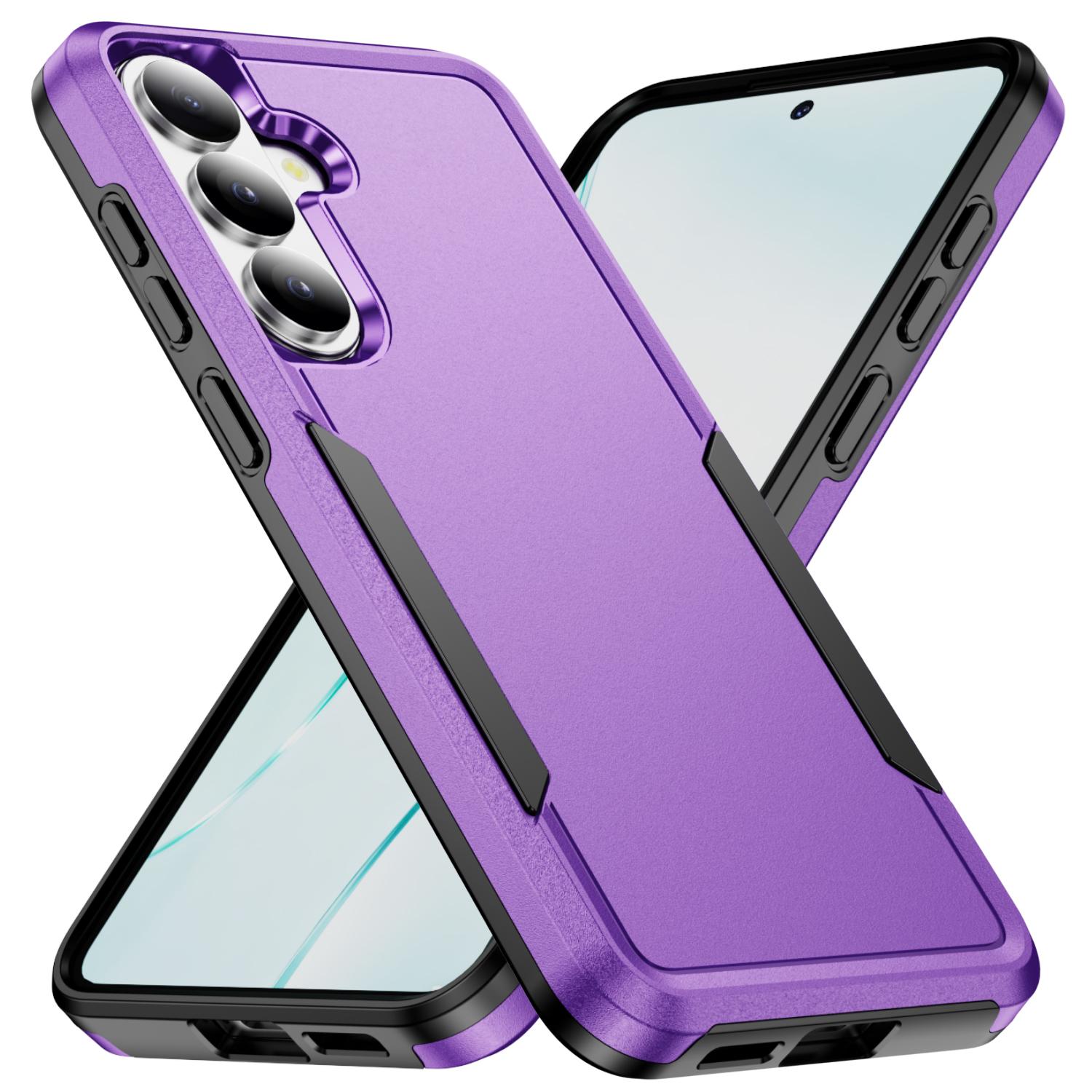 

Fall Protective Matte Armor Case for Samsung Galaxy A57 5G A17 A37 A16 A26 A36 A56 A55 A35 A15 A14 A54 A 57 17 Cell Phone Cover Galaxy A57 фіолетовий