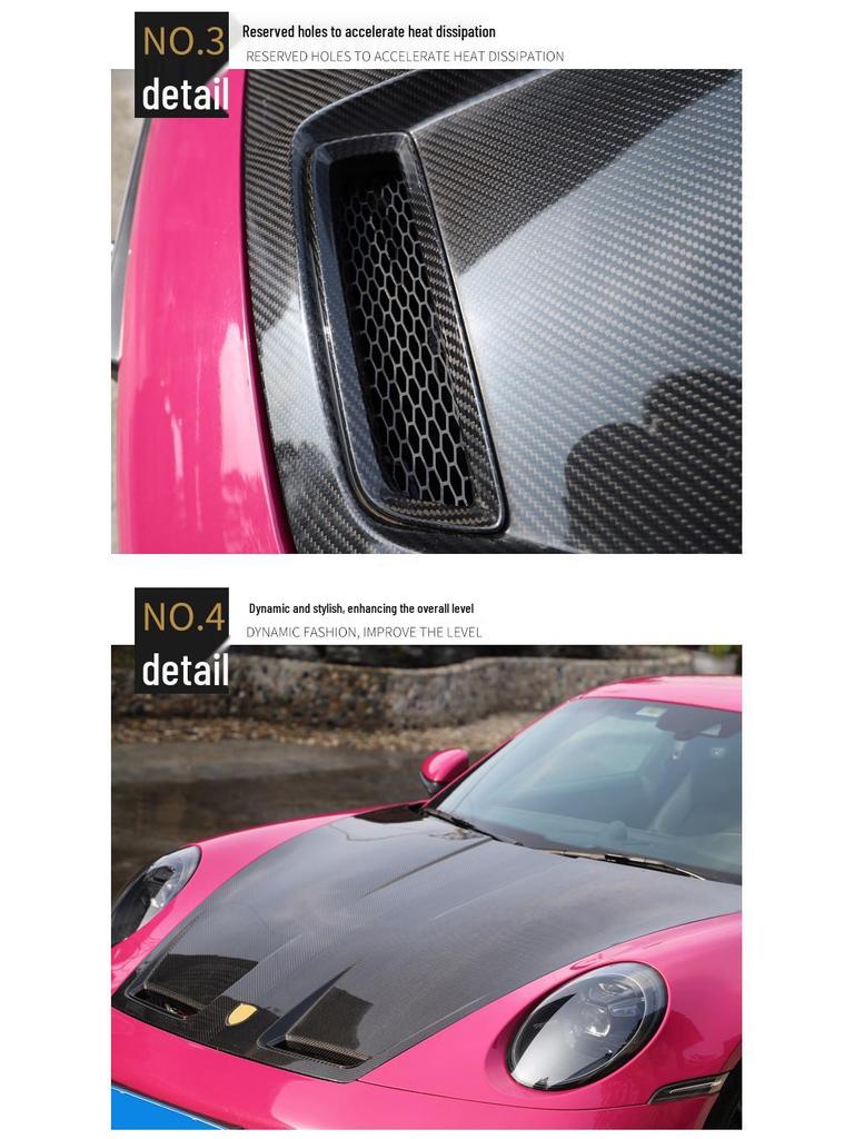 Porsche 911 992 Carbon Fiber Hood