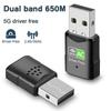 600Mbps USB WiFi Adapter Dual Band 2.4G 5Ghz 802.11AC Wireless Network Card