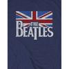 The Beatles Koszulka unisex dla dorosłych z logo flagi