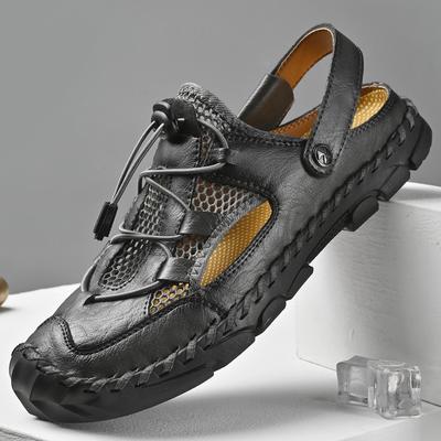 Fashion Non-Slip Male Treking Shoes Sneakers New Fashion Mens Beach Sandals Anti-collision Summer Hiking Shoes Outdoor Wading Aqua Shoes