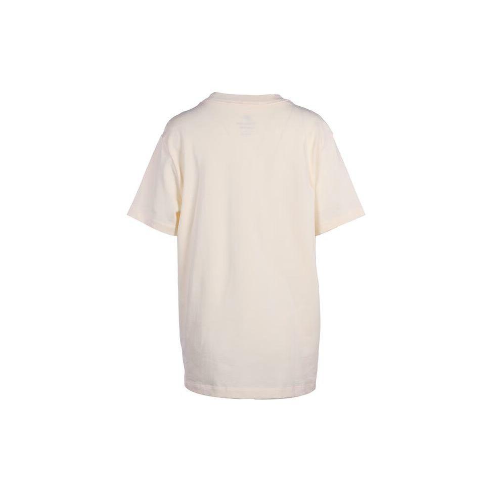 Nike Letter Logo Sport Casual Crew Neck Short Sleeve T-Shirt Women Tops Light-Pink FV8003-110