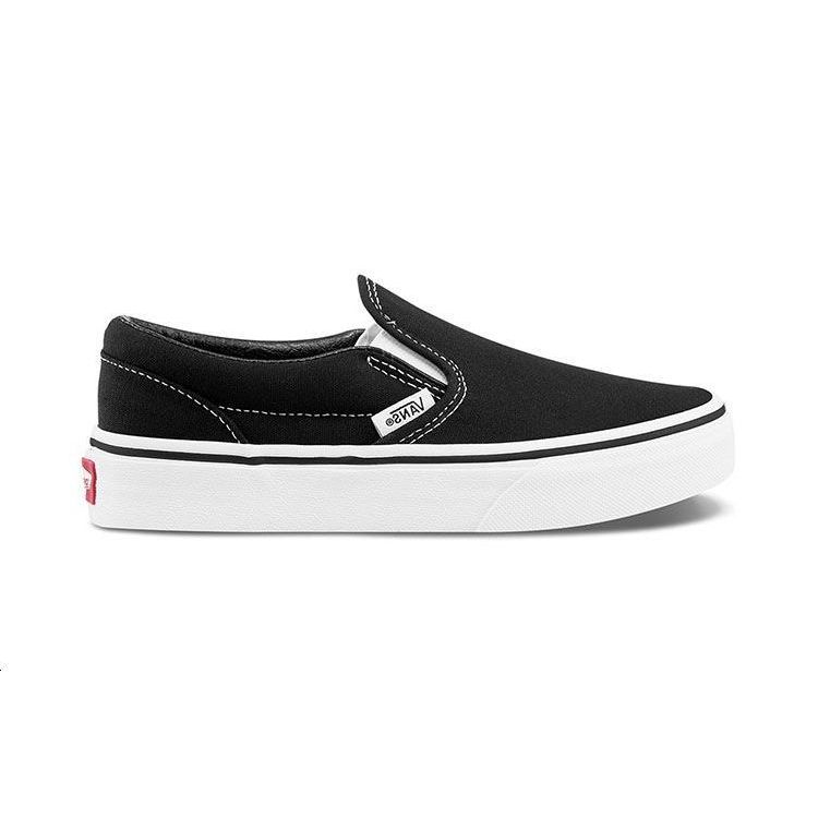 Vans Classic Slip-On Kids Black Kids Sneakers White VN000ZBU6BT