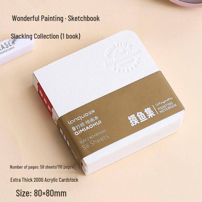 Blue Fruit Sketchbook: Wonderful DIY Watercolor & Pen Drawing Journal with Thickened Cardstock