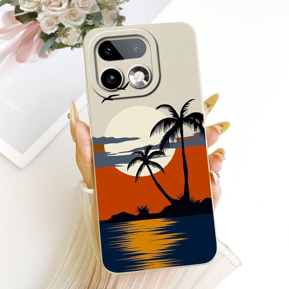 Dla Realme 16 Pro+ 16Pro 2026 Modne Etui Malowane Plaża o Zmierzchu na Telefon Dla Realme 16 Pro Plus 5G Miękkie Silikonowe Pokrowce Zderzaki