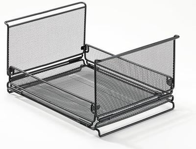 CAMPING MOON Bridge Table for IGT, Mesh Box, IGT Tray, Storage Box, Expanded Metal, Half Door, CK-23BK