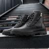 Men's Leather Boots High-top Casual Shoes Large Size Shoes for Men