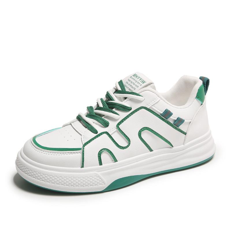 

Белые туфли летние женские новые осенние туфли на толстой подошве универсальные нескользящие повседневные женские спортивные туфли Tide 40 зелёный