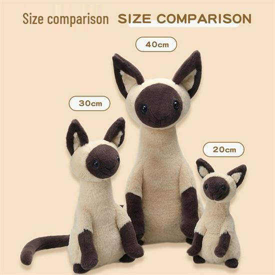 Adorable Kitten Plush Toy - Children's Cuddle Companion Doll and Birthday Gift for Girls