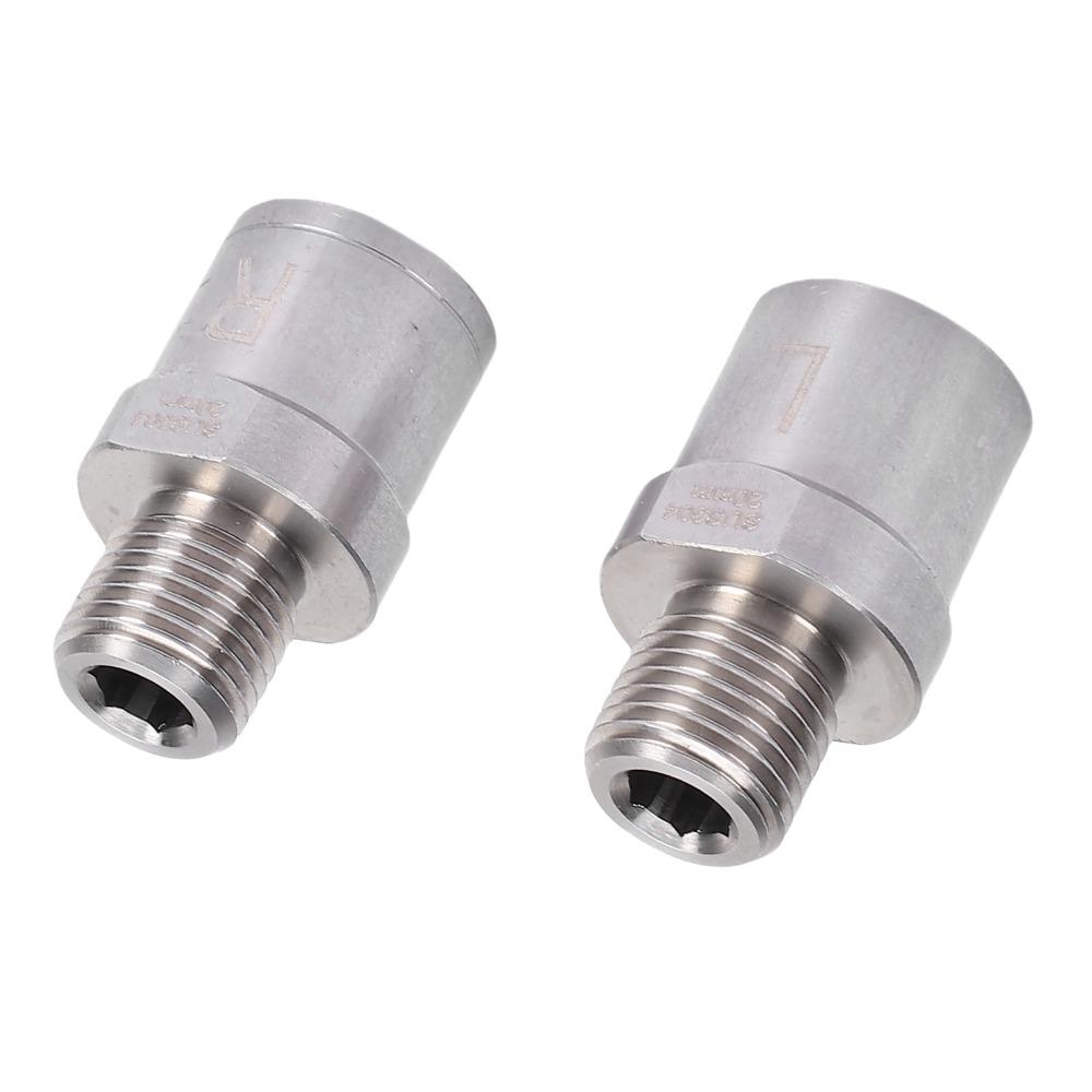 1 Pair Male Thread 1/2in toFemale Thread 9/16in Bike Pedal Extenders Bicycle Maintenance