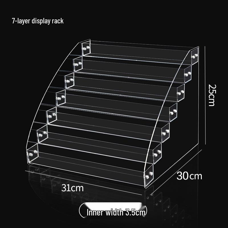 Multi-layer Acrylic Perfume & Doll Display Shelf Box