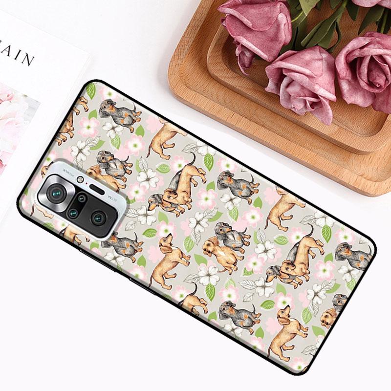 Dachshund Teckel Dackel Dog Phone Case For Xiaomi Redmi Note 11 Pro Redmi Note 10 Pro 9 8 Note 10S 9S 9A 9C 9T Cover