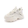 Leather platform dad shoes spring new small casual sports shoes