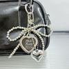 Bag Charm 1Pcs Bag Charm Pendant With Ribbon Pearl Tulip Jewelry For Women Key Chains DIY Decoration