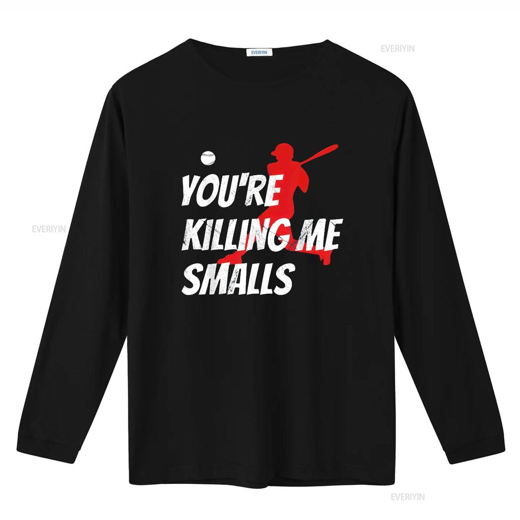 Baseball T Shirt You re Killin Me Smalls Funny Kids Youth Boy vintage Washed Casual Stylish homme Slightly Versatile Unisex