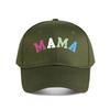 Colorful MAMA Vinyl Wall Decor Baseball Cap Fashion Unisex Sunhat Womens Outdoor Sports Snapback Cap