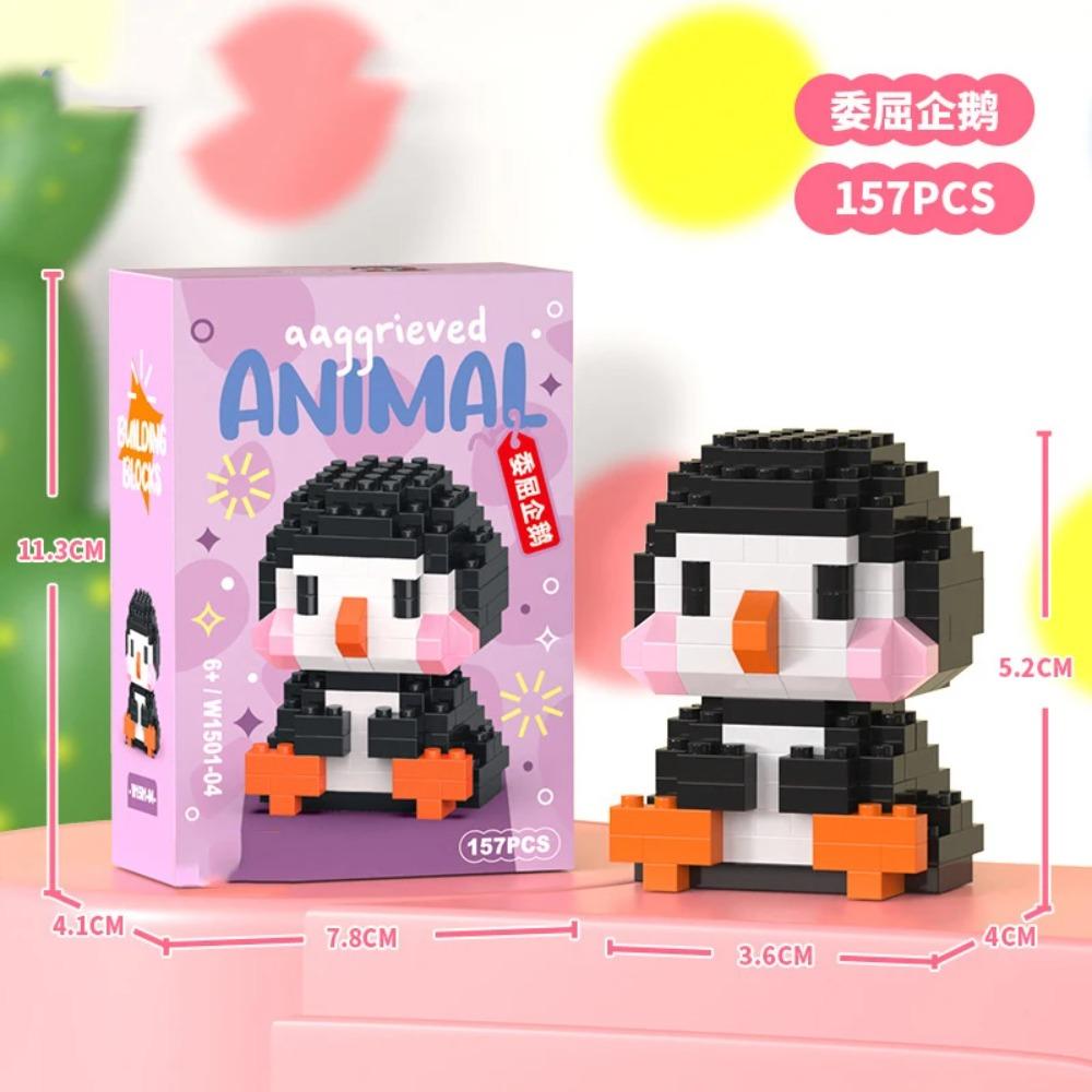 Adults Animals Micro Particle Building Blocks Toy for Children 6 to 12 Years Old Boy Birthday Gift Dog Cat Mini Bricks Girl Toys