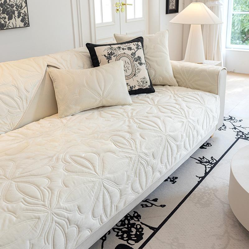 Sofa Cushion Four Seasons Universal Sofa Cushion Crystal Velvet Non-Slip Sofa Cover Cover Towel