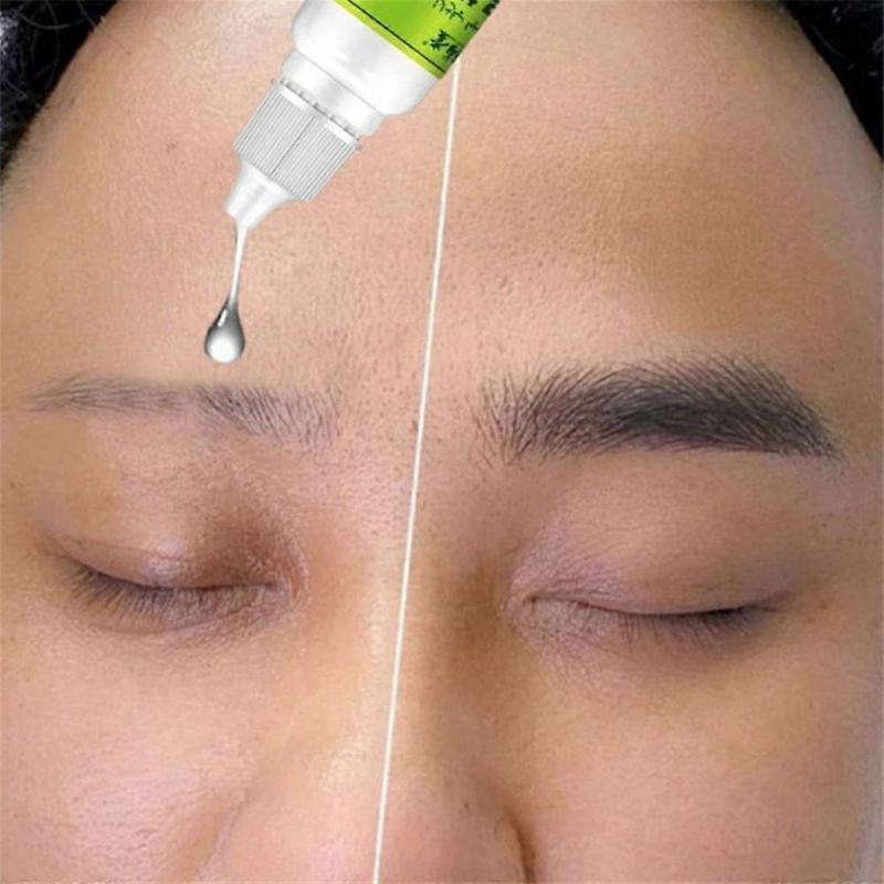2x Usma Gras Essenz Augenbrauen Wimpern Haaransatz Dickes Haar Flüssigkeit Schwarze Augenbrauenwachstumsflüssigkeit