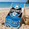 Custom Name FBPA Football Club Emblem Personalized Microfiber Beach Towel, Quick-Dry, Ideal for Summer Travel, Beach Essential, Swimming