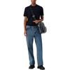 Emporio Armani Solid Color Fitted Crew Neck Short Sleeve T-Shirt Men tops Blue 6R1TDN1-JGYZ1-09N6