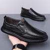 Fashion Summer Autumn New Designer Loafers for Men Solid Color Fashion Casual Leather Shoes Male Hallow Breathable Driving Shoes Man