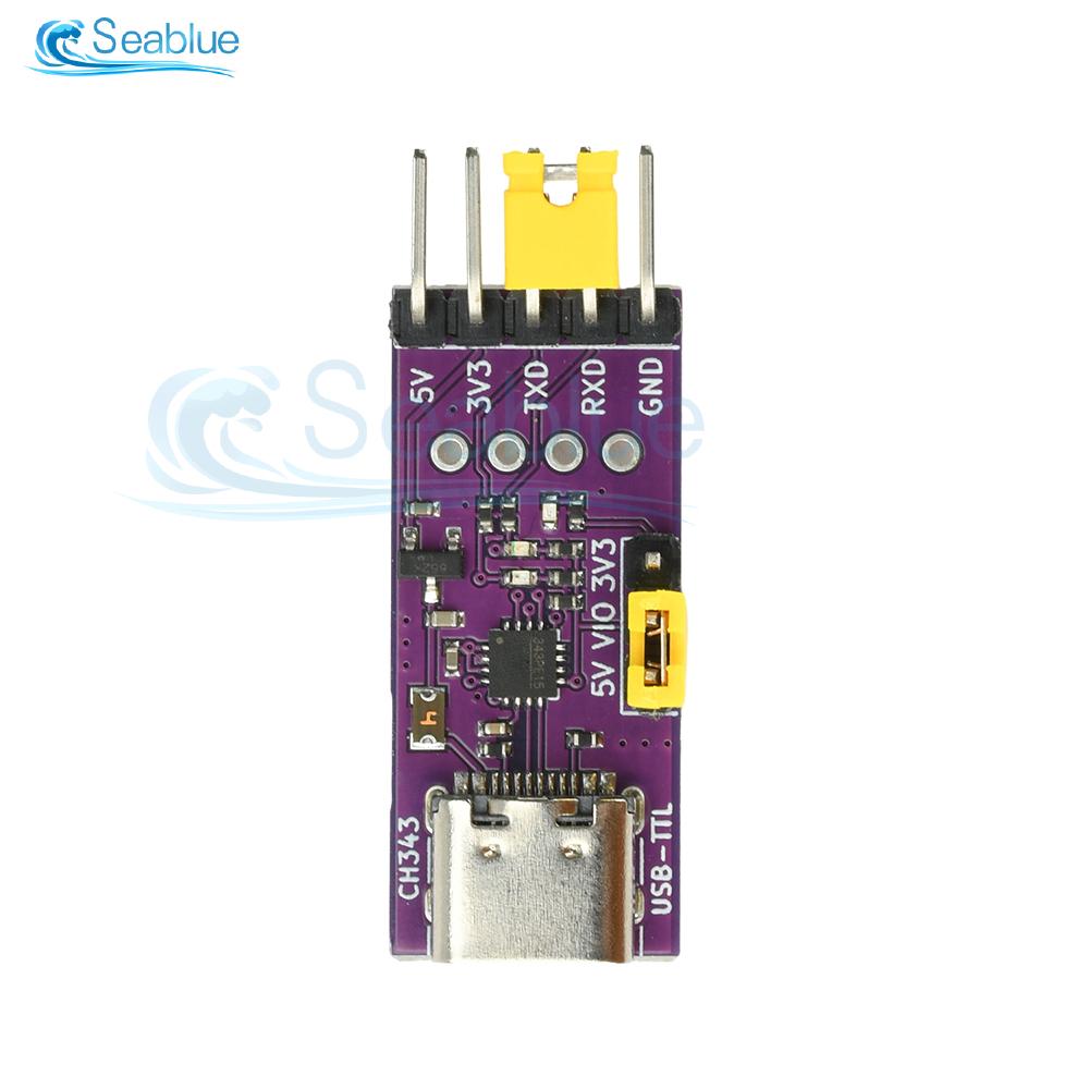 High Speed USB To TTL Serial Converter Module 1/2/4/8 Channel With Type-C Interface Support 3Mbps 6Mbps For Windows Linux macOS