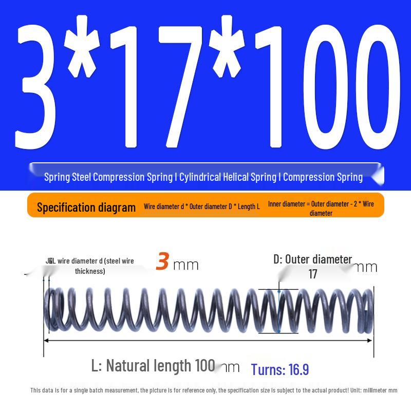 Compression Spring Y-Type Shock Absorbing Coil 3*16/17/18/19/20