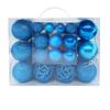 Christmas Decoration Christmas Tree 3cm Christmas Baubles Breakage Resistant Effortless Hanging Multiple Styles