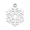Snowmen Charms Snowflake Pendants For Winter Christmas Themed Jewelry