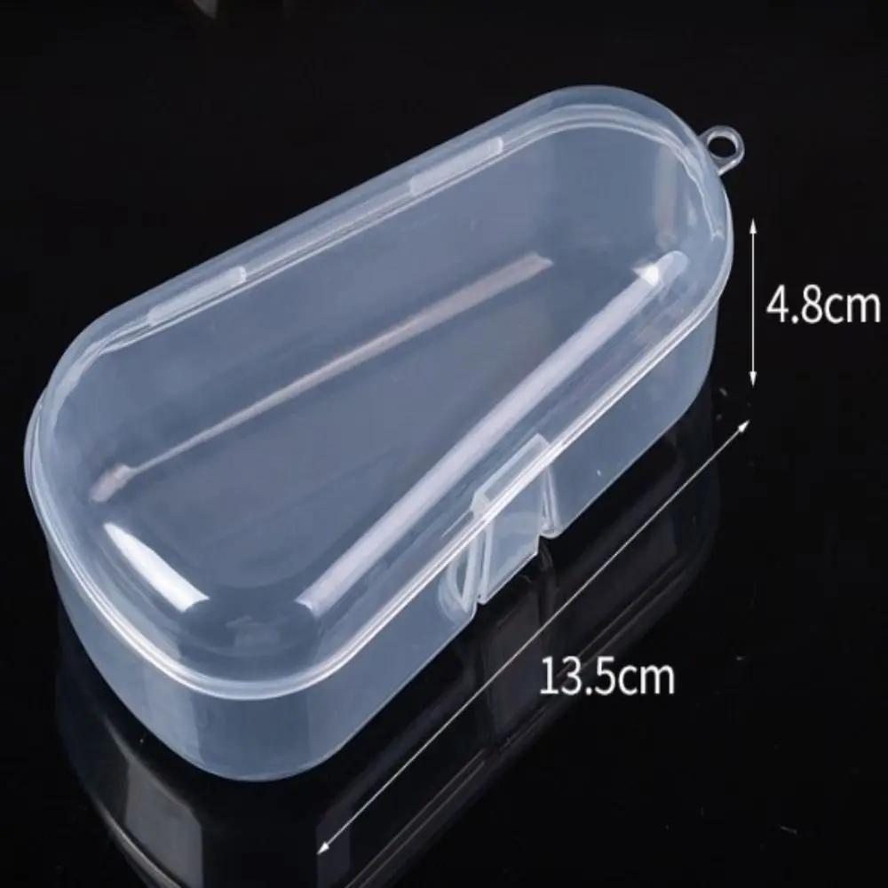 Square Plastic Transparent Storage Box Jewelry Beads Container Power Tools Accessories Box Small Items Sundries Organizer Case