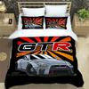 Set Biancheria da Letto Stampata Retrò GTR Racing Set di Biancheria da Letto Raffinato Copripiumino Set Piumone Set Biancheria da Letto Lusso Regalo di Compleanno