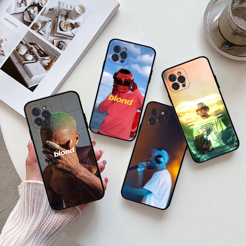 Singer Frank Blonde Oceans Hot Phone Case For iPhone 17 Air 16 15 14 Plus 13 12 Mini 11 Pro Max Black Cover