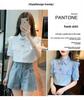 Summer 2024 Women's Pure Cotton Lace Short Sleeve Blouse - Fashionable Niche Design