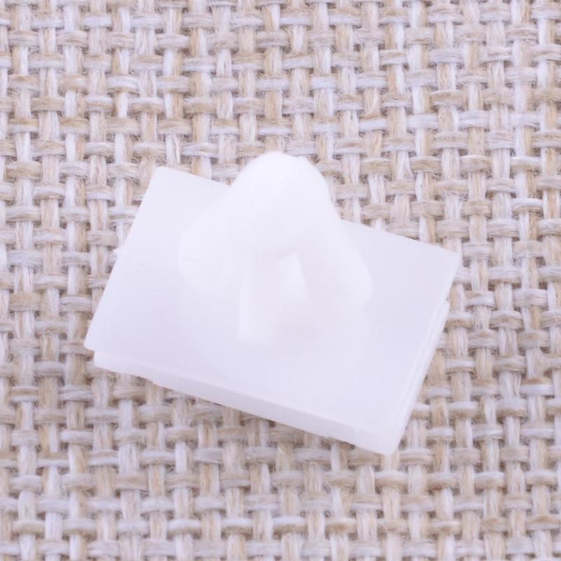 100Pcs Rocker Panel Moulding Clip Retainer White Fit for Buick Cadillac DeVille Auveco Chevrolet Lumina 25693852 19822