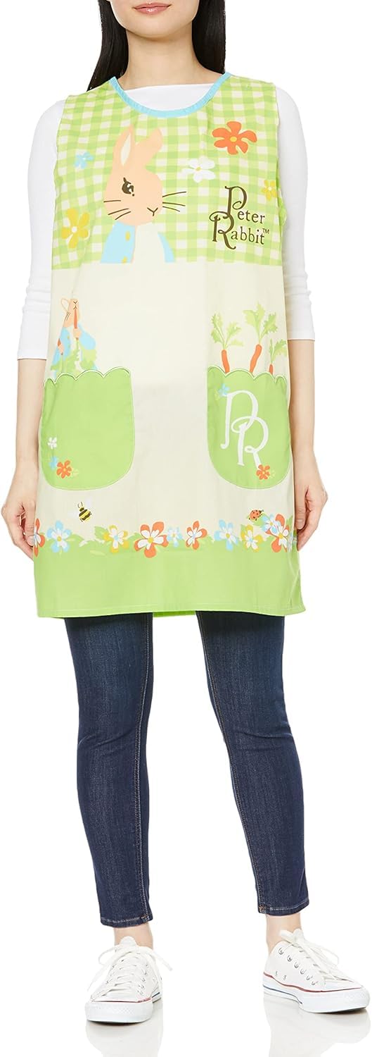 

Apron 04 Peter Rabbit Garden Check Adult [Marushin]