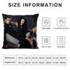 The V-Vampire D-Diaries Tv Series Cushion Cover Pillowcase Ultra Soft Skin Friendly Fabric Cloud Like Comfort & Concealed Zipper