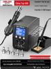 Delixi Electric 2-in-1 Soldering and Desoldering Station with Hot Air Gun and Worktable