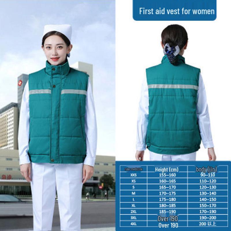 Neuer Winter-Baumwollmantel für Notaufnahmeärzte und -pfleger