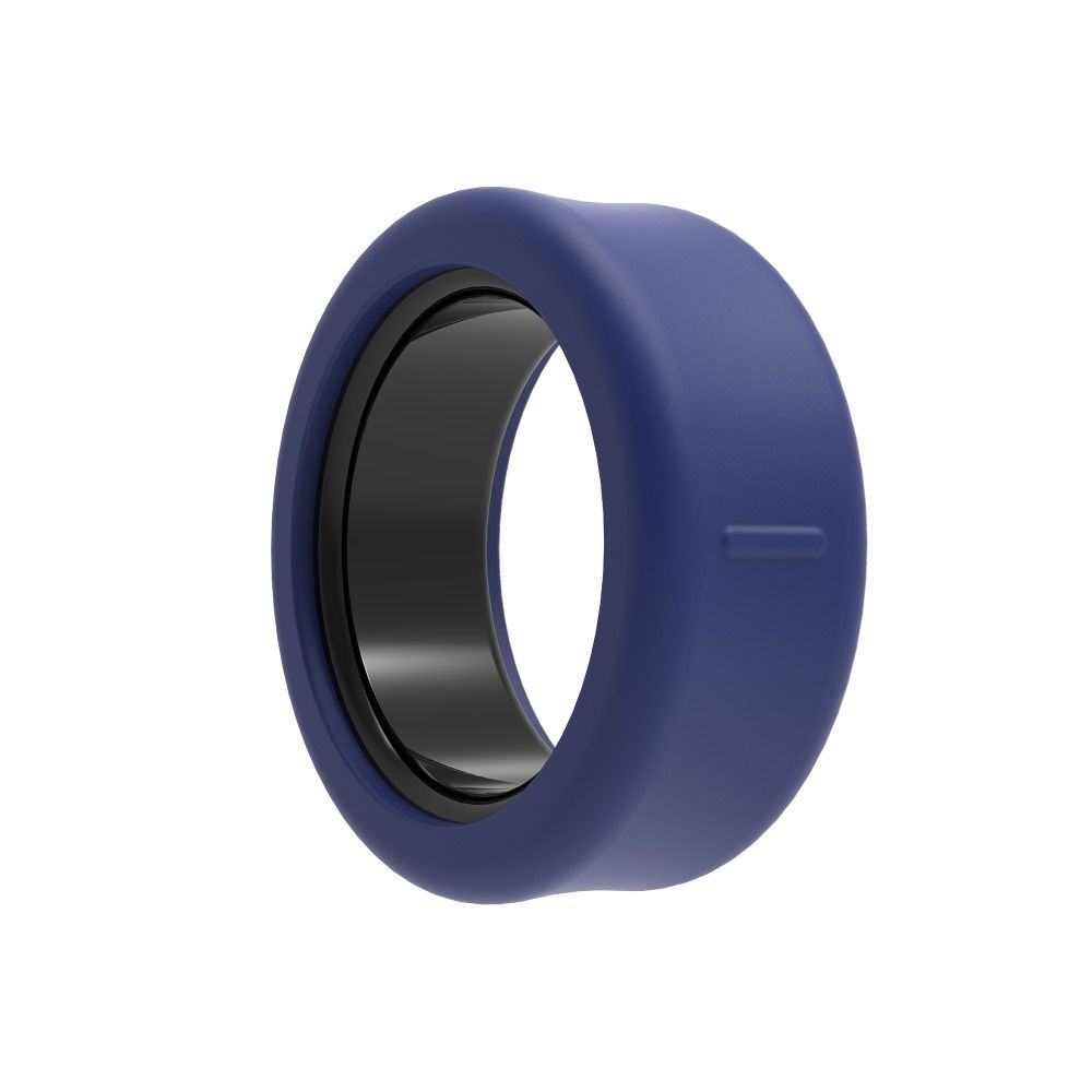 

Silicone Smart Ring Protective Case Sweat-resistant Ring Protector for Samsung Galaxy Ring S темно-синього кольору