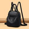 Multifunctional Genuine Leather Fashion Women's Large Capacity School Travel Shoulder Bag