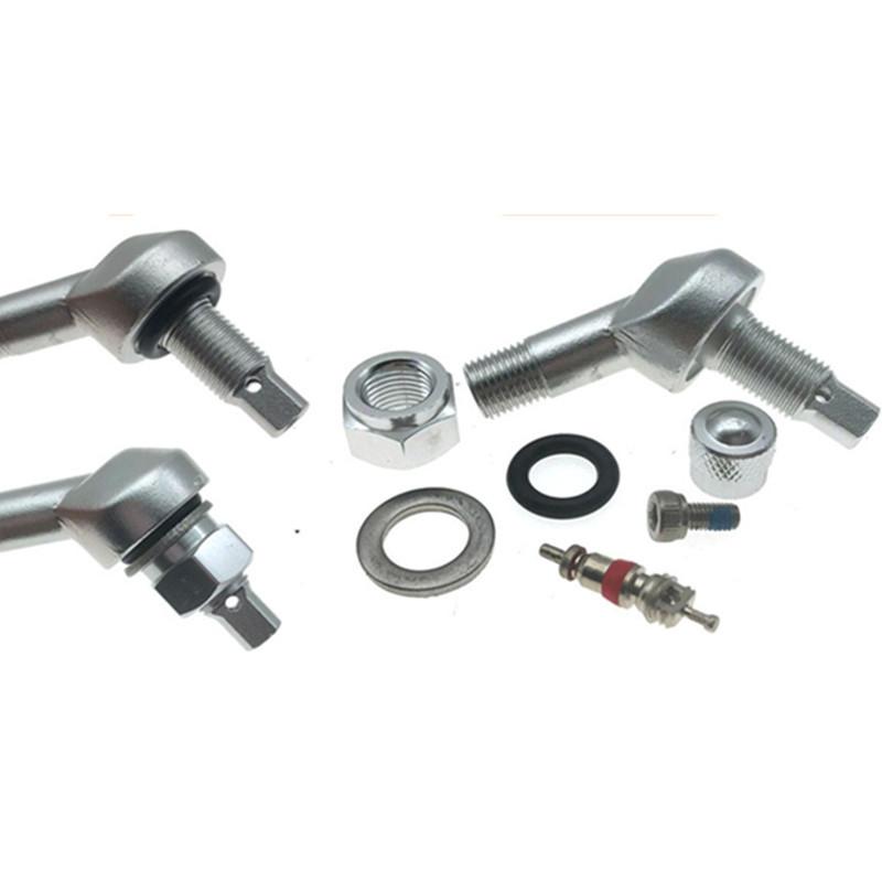 1 Pair Universal Aluminum Motorcycle Wheel 10.1mm/7.8mm tpms Tire Valves Stem for Motorbike Electric Scooter Bike 90 Degree CNC