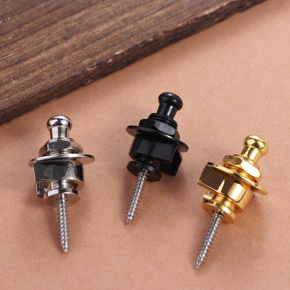 

Гітара Tail Nail Skidproof Round Head Straplocks Round Head Strap Button Аксесуари для гітари срібний