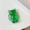 Bear Mobile Phone Holder Gold Foil Solid Color Transparent Retractable Lazy Magnetic Desktop Holder Back Sticker Stable Portable