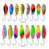 16 pcs Set Metal Fishing Spoons Lures Baits Set for Casting Spinner Fishing Bait with Storage Bag Case For Outdoor Fishing