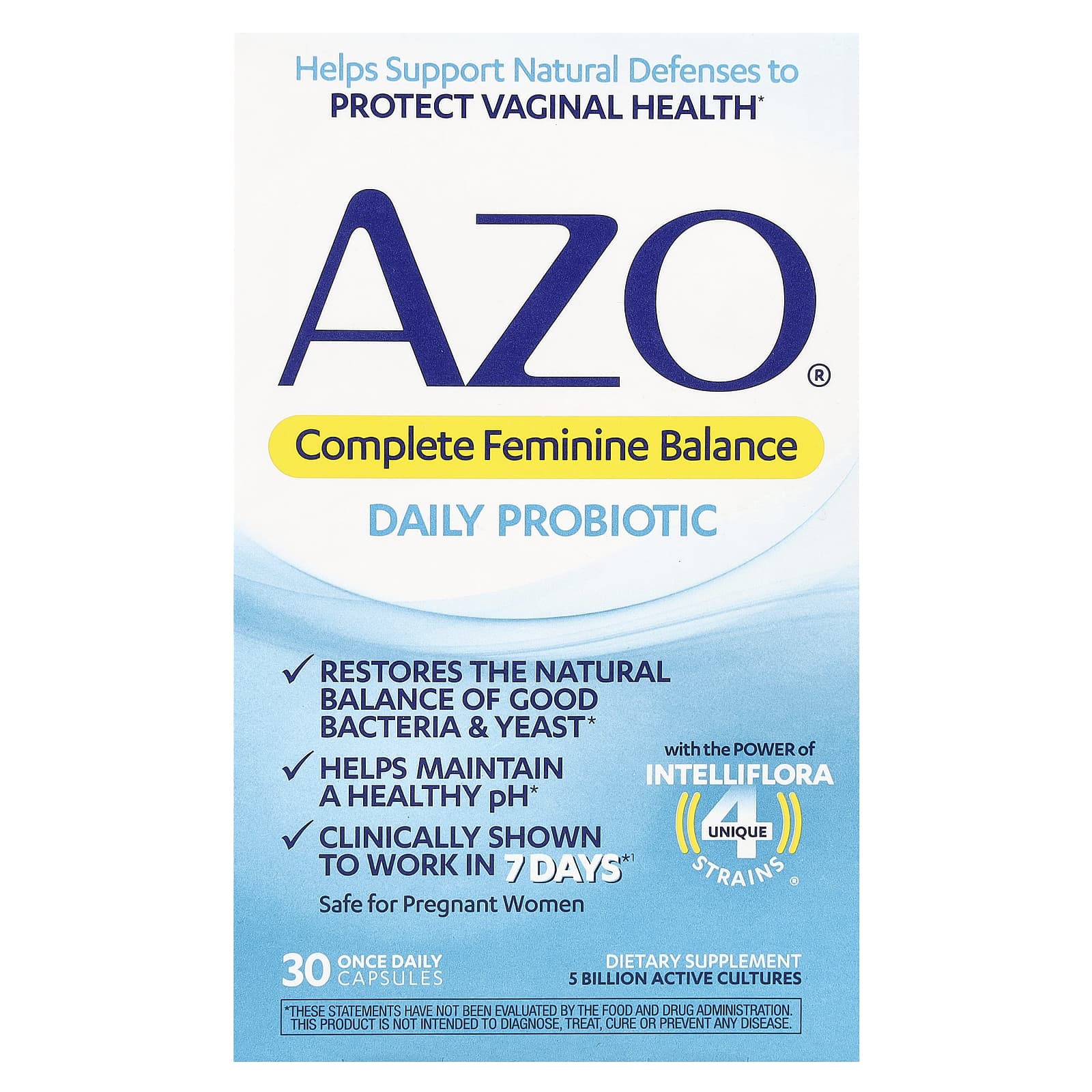 

Complete Feminine Balance, Daily Probiotic, 30 Capsules Once a Day