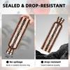 800Ml Copper Sports Water Bottle Hammer Pattern Leakproof Outdoor Cycling Gym Fitness Travel Electroplating Drinking Cup