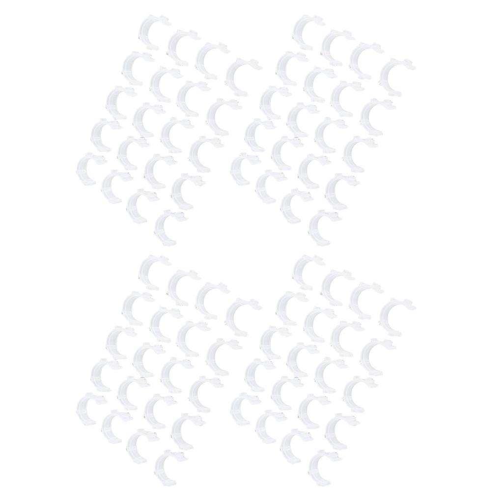 80Pcs Sewing Bobbin Thrd Clamp Prevent Thrd Tail Unwinding Plastic White Bobbin Thrd Sewing Tool for Sewing Beginners and Enthusiasts