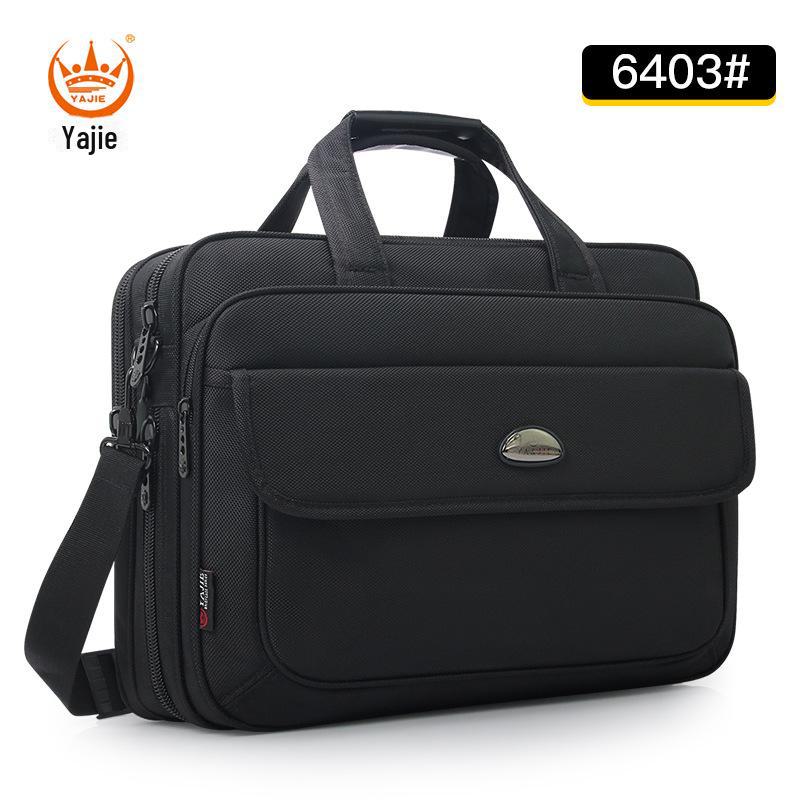 

Мужской водонепроницаемый портфель для ноутбука из ткани Оксфорд и сумка через плечо 16-inch