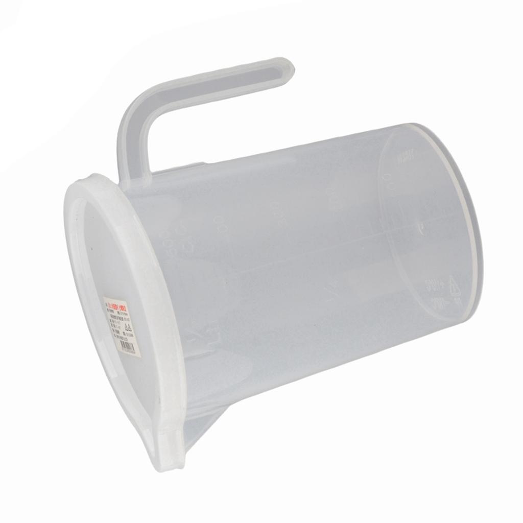500ml 1000ml Clear Plastic Measuring Cups with Lid Kitchen Cooking Baking Accessaries
